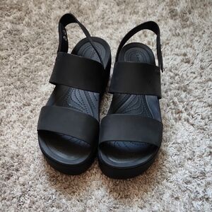 CROCS Black Women's Sandals